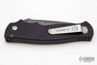 Custom M2 Auto Tanto Damascus - Damascus Inlays