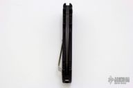 Custom M2 Auto Tanto Damascus - Damascus Inlays