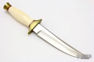 Small Upswept Fixed Blade (with Dot)