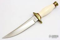 Small Upswept Fixed Blade (with Dot)