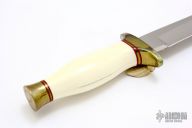 Small Upswept Fixed Blade (with Dot)