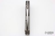 Sigil - Mirror Polish/Titanium/Blue Hardware/Damascus Plate