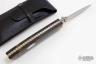 Abalone Inlay Micarta Lockback