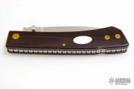 Abalone Inlay Micarta Lockback