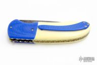 Linerlock Flipper - Buffalo Carving