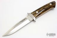 Boot Knife with Premium Mammoth Ivory