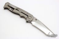 Custom Marauder Tanto - Hand Ground Mirro/Satin - Abalone 1of5