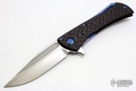 Closer - Satin and Carbon Fiber w/ Blued Ti HW
