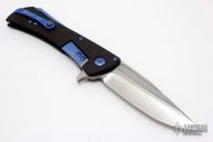 Closer - Satin and Carbon Fiber w/ Blued Ti HW