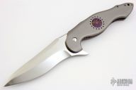 Tactical Recurve Flipper - Timascus Inlays