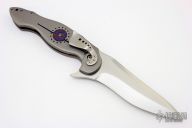 Tactical Recurve Flipper - Timascus Inlays