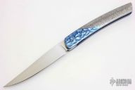 Damasteel Linerlock w/ Front Flipper