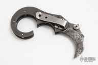 Mini Damascus Folding Karambit