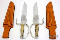 Pair of Double Ground Recurve Butterfly Swords - Prototype