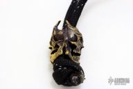 Two Mask Bead - Bronze Bead