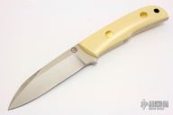 KM-4 - Reverse Tanto - Ivory Micarta
