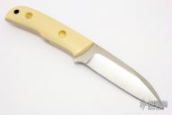 KM-4 - Reverse Tanto - Ivory Micarta