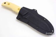 KM-4 - Reverse Tanto - Ivory Micarta