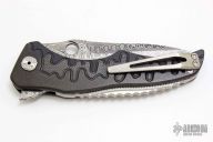 Damasteel Flipper - Zirconium Handle