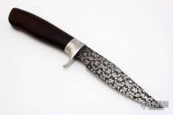 Small Hunter - Leaf Damascus Blade