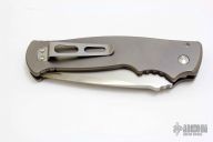 Custom M2 Auto "Straight" Tanto - Titanium HG Satin