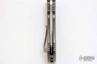 Custom M2 Auto "Straight" Tanto - Titanium HG Satin