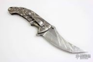 Tighe Stick Frame Lock Flipper - Damasteel