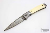 Damasteel and Ivory Linerlock