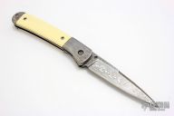 Damasteel and Ivory Linerlock