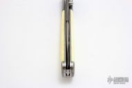 Damasteel and Ivory Linerlock