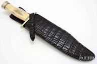 Model 12-9" Sportsman Bowie w/ Model 14 Grind - Mammoth Ivory