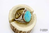 1950's Men's Turquoise Ring - Size 10.5