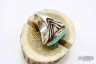 1950's Men's Turquoise Ring - Size 10.5