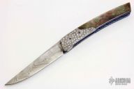 Thiers 7 Front Flipper with Damasteel & Meteorite Bolsters