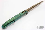 ANAX Tanto - Bronze Satin DLC/Antique Green Titanium