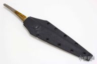 Small Damascus Fixed Blade