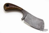 Neck Knife - Cleaver - Distressed Copper