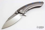 Whaleshark HG Satin - Titanium w/ Blue Screws #14