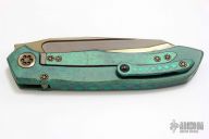 ANAX Tanto - Bronze Satin DLC/Antique Green Titanium