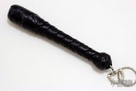 Black Leather Keychain Sap