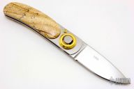Paul Pocket Knife - Polished Stone Handle