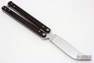 Carbon Fiber Tanto Balisong #006