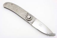 Paul Pocket Knife - Engraved Steel