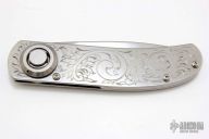 Paul Pocket Knife - Engraved Steel
