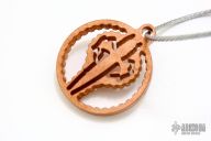 Copper Dagger Logo Keychain