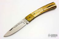 Engraved Slipjoint - Stag