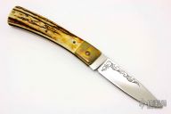 Engraved Slipjoint - Stag