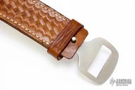 Belt with Knife Buckle