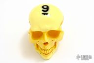 Pool Ball Carved Skull
