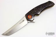Shinogi with Marbled Carbon Fiber